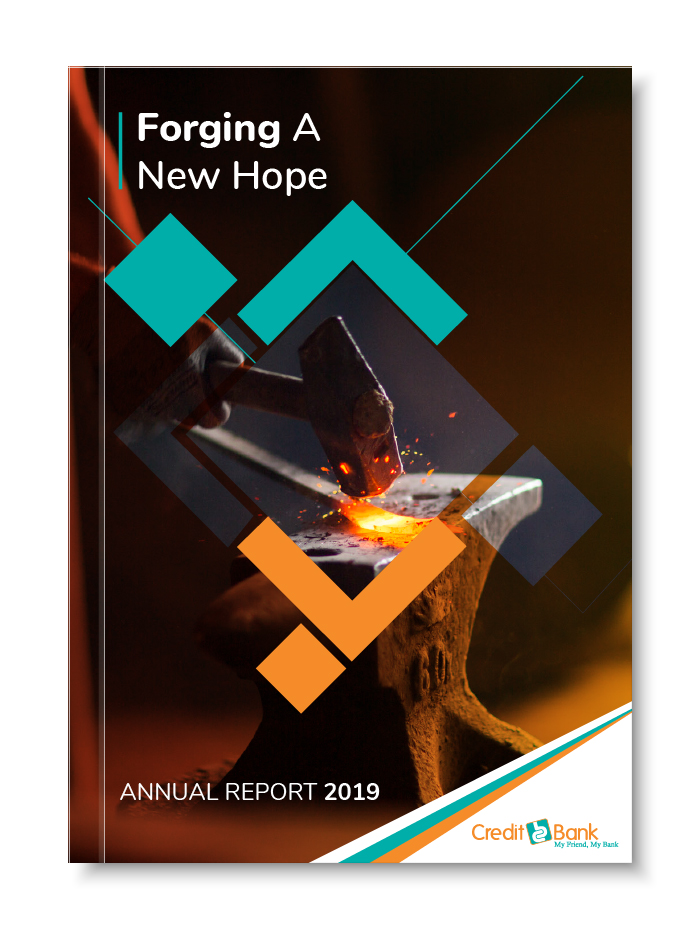 Credit-Bank-Annual-Report-2019 Creative Annual Report Graphic Designing Services for Companies, Kenya