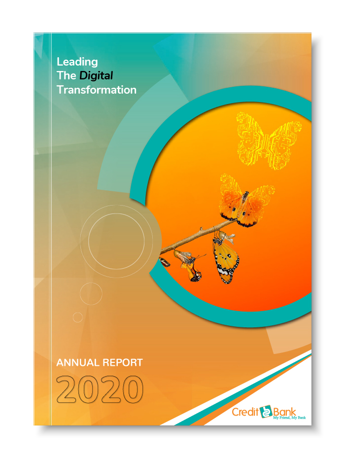 Credit-Bank-Annual-Report-2020 Creative Annual Report Graphic Designer Services, Kenya