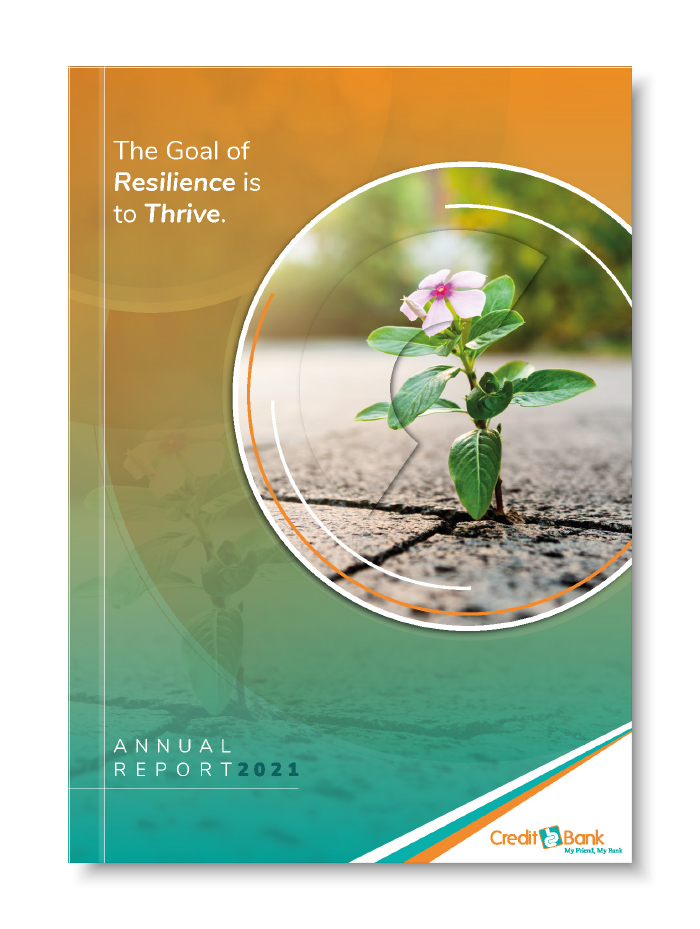 Credit-Bank-Annual-Report-2021 Creative Annual Report Design Services, Kenya